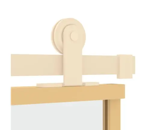 Bīdāmās Durvis, Zeltainas, 90X205 Cm, Esg Stikls Un Alumīnijs Vidaxl