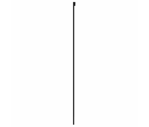 Bīdāmās Durvis, Melnas, 76X205 Cm, Rūdīts Stikls Un Alumīnijs Vidaxl