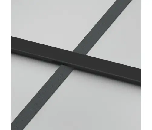 Bīdāmās Durvis, Melnas, 102,5X205 Cm, Rūdīts Stikls, Alumīnijs Vidaxl