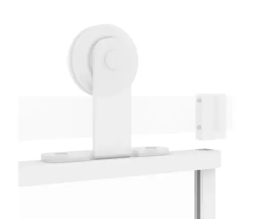 Stumdomos Durys, Baltos, 76X205cm Grūdintas Stiklas/Aliuminis