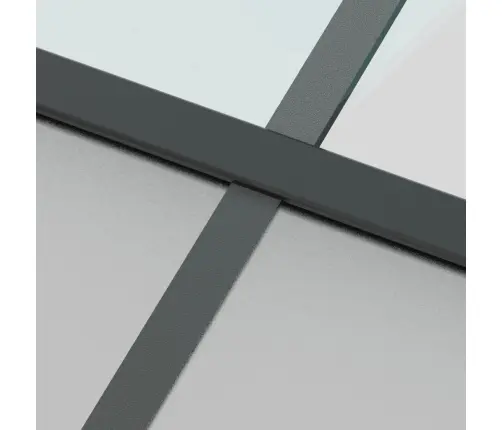 Stumdomos Durys, Juodos, 102,5X205cm Stiklas Ir Aliuminis