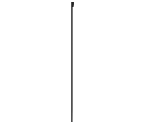 Stumdomos Durys, Juodos, 102,5X205cm Stiklas Ir Aliuminis