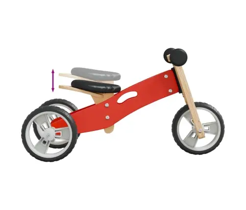 Līdzsvara Ritenis Bērniem, Sarkans Vidaxl