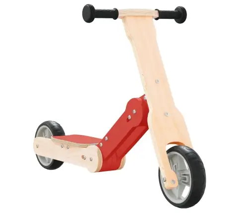 Vaikiškas Paspirtukas, 2-1, Raudonos Spalvos