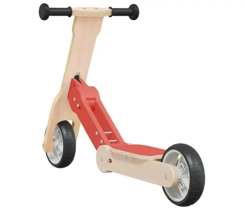 Vaikiškas Paspirtukas, 2-1, Raudonos Spalvos