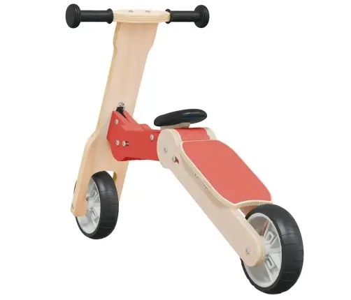 Vaikiškas Paspirtukas, 2-1, Raudonos Spalvos