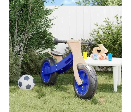 Līdzsvara Ritenis Bērniem Ar Piepūšamām Riepām, Zils Vidaxl