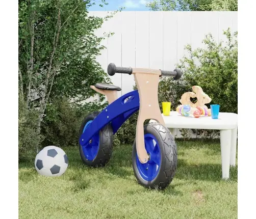 Līdzsvara Ritenis Bērniem Ar Piepūšamām Riepām, Zils Vidaxl