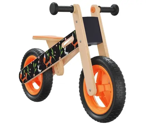 Līdzsvara Ritenis Bērniem, Oranžs Ar Apdruku Vidaxl