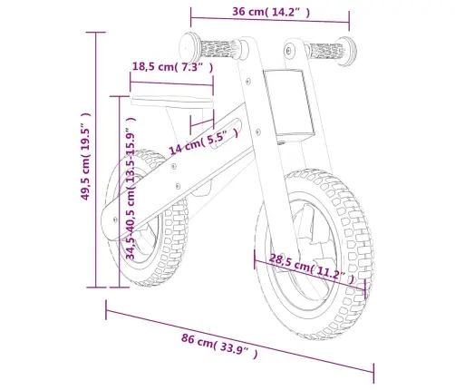 Vaikiškas Balansinis Dviratis, Pilkos Spalvos, Su Spaudiniais Vaikiškas Balansinis Dviratis, Pilkos Spalvos, Su Spaudiniais