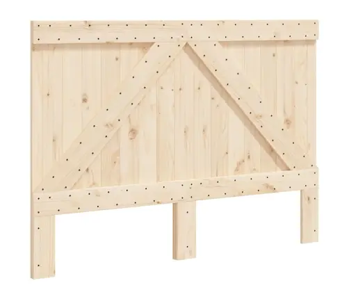 Gultas Galvgalis, 140X104 Cm, Priedes Masīvkoks Vidaxl