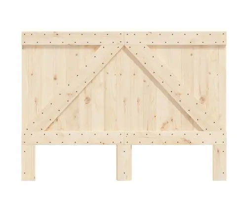 Gultas Galvgalis, 140X104 Cm, Priedes Masīvkoks Vidaxl