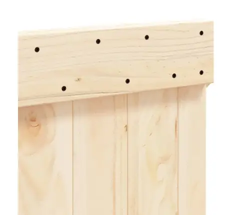 Gultas Galvgalis, 140X104 Cm, Priedes Masīvkoks Vidaxl