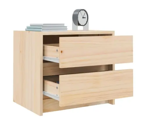 Naktsskapīši, 2 Gab., 40X31X35,5 Cm, Priedes Masīvkoks Vidaxl