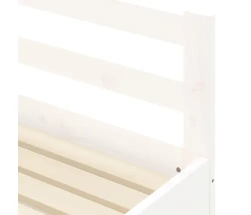 Izvelkams Dīvāns, Balts, 90X190 Cm, Priedes Masīvkoks Vidaxl