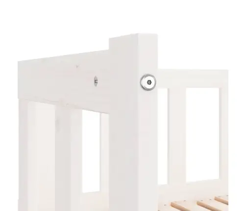 Izvelkams Dīvāns, Balts, 90X200 Cm, Priedes Masīvkoks Vidaxl