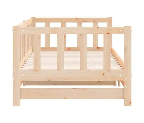 Izvelkams Dīvāns, 90X190 Cm, Priedes Masīvkoks Vidaxl