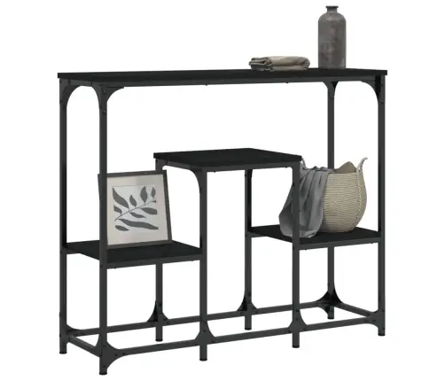 Konsoles Galdiņš, Melns, 89,5X28X76 Cm, Inženierijas Koks Vidaxl Konsoles Galdiņš, Melns, 89,5X28X76 Cm, Inženierijas Koks Vidaxl