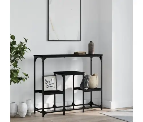 Konsoles Galdiņš, Melns, 89,5X28X76 Cm, Inženierijas Koks Vidaxl Konsoles Galdiņš, Melns, 89,5X28X76 Cm, Inženierijas Koks Vidaxl