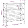 Kingakapp, Hall Sonoma Tamm, 90 X 30 X 85 cm Tehispuit