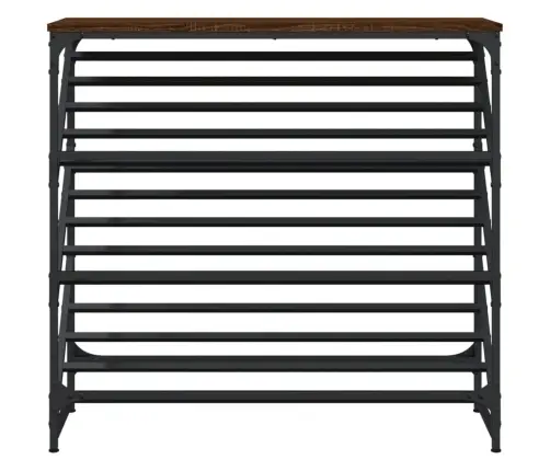 Apavu Plaukts, Ozolkoka Krāsa, 90X30X85 Cm, Inženierijas Koks Vidaxl