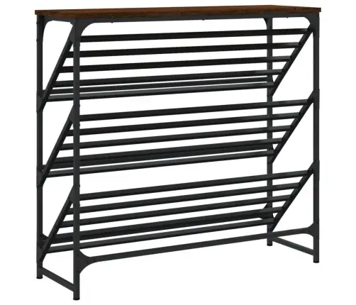 Apavu Plaukts, Ozolkoka Krāsa, 90X30X85 Cm, Inženierijas Koks Vidaxl