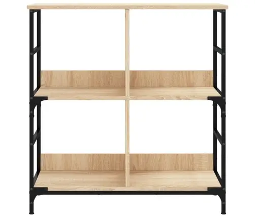 Grāmatplaukts, Ozolkoka, 78,5X33X82 Cm, Inženierijas Koks Vidaxl