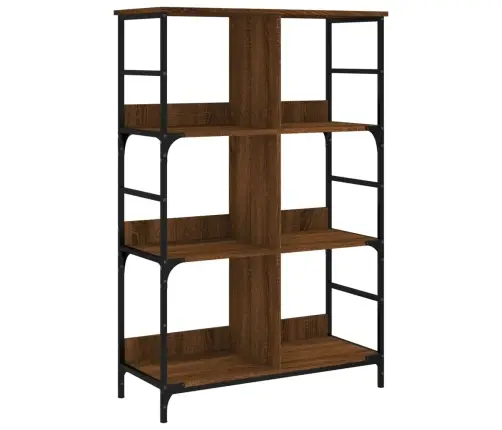 Raamaturiiul, Pruun Tamm, 78,5X33X117,5 cm Tehispuit