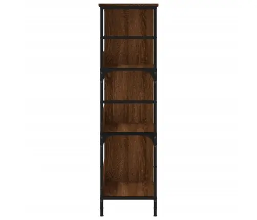 Raamaturiiul, Pruun Tamm, 78,5X33X117,5 cm Tehispuit