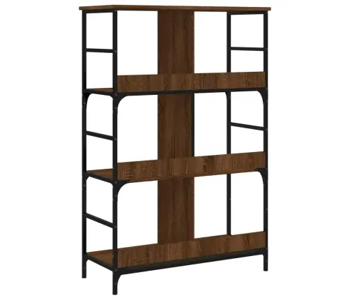 Raamaturiiul, Pruun Tamm, 78,5X33X117,5 cm Tehispuit