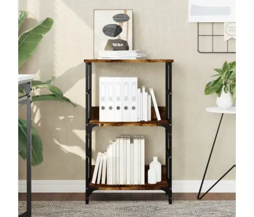 Grāmatplaukts, Ozolkoka Krāsa, 50X33X82 Cm, Inženierijas Koks Vidaxl