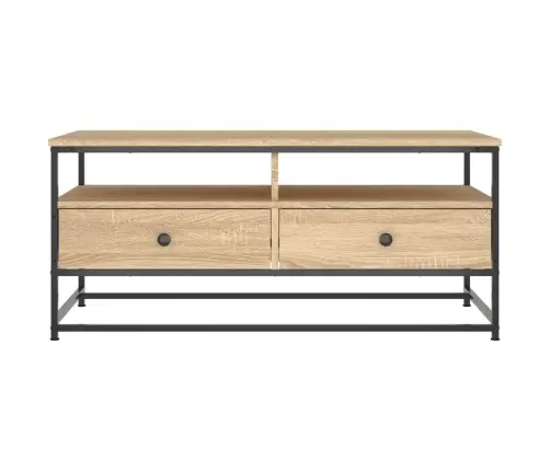 Kafijas Galdiņš, Ozola Krāsa, 100X51X45 Cm, Inženierijas Koks Vidaxl