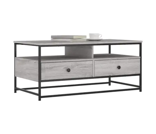 Kafijas Galdiņš, Pelēka Ozola, 100X51X45 Cm, Inženierijas Koks Vidaxl Kafijas Galdiņš, Pelēka Ozola, 100X51X45 Cm, Inženierijas Koks Vidaxl