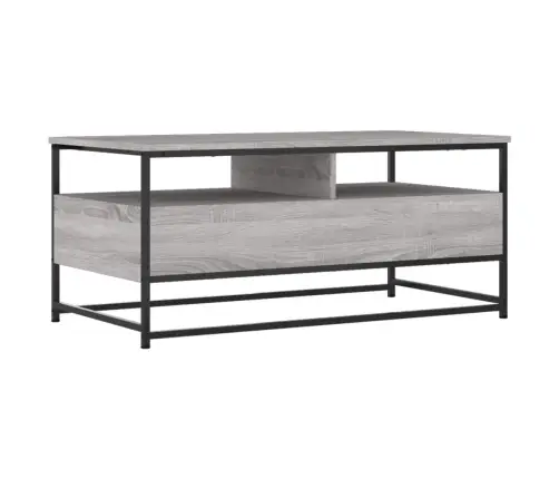 Kafijas Galdiņš, Pelēka Ozola, 100X51X45 Cm, Inženierijas Koks Vidaxl Kafijas Galdiņš, Pelēka Ozola, 100X51X45 Cm, Inženierijas Koks Vidaxl