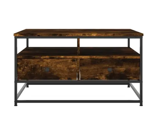 Kafijas Galdiņš, Ozolkoka Krāsa, 80X80X45 Cm, Inženierijas Koks Vidaxl