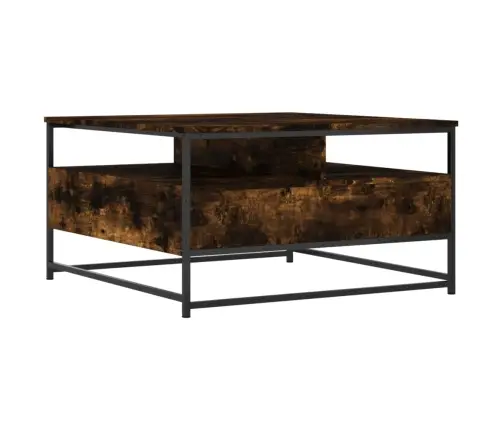 Kafijas Galdiņš, Ozolkoka Krāsa, 80X80X45 Cm, Inženierijas Koks Vidaxl