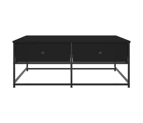 Kavos Staliukas, Juodos Spalvos, 100X99X40cm Apdirbta Mediena