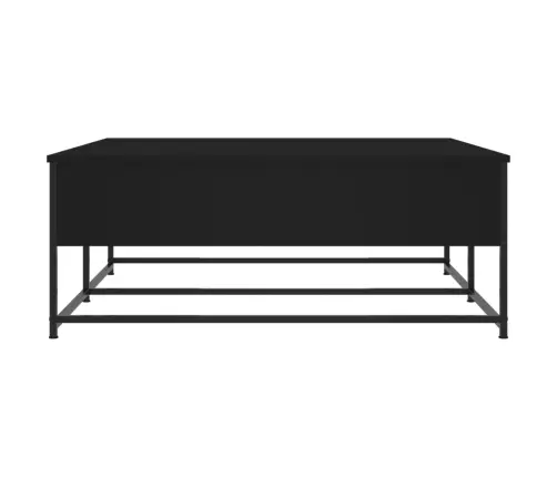 Kavos Staliukas, Juodos Spalvos, 100X99X40cm Apdirbta Mediena