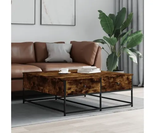 Kohvilaud, Suitsutatud Tamm, 100 X 99 X 40 cm Tehispuit