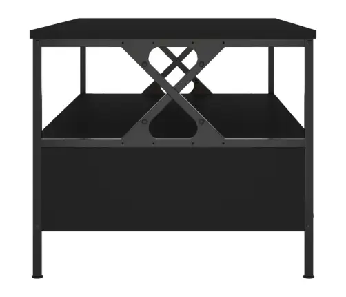 Kafijas Galdiņš, Melns, 100X51X45 Cm, Inženierijas Koks Vidaxl