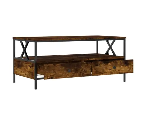 Kohvilaud, Suitsutatud Tamm, 100 X 51 X 45 cm Tehispuit Kohvilaud, Suitsutatud Tamm, 100 X 51 X 45 cm Tehispuit
