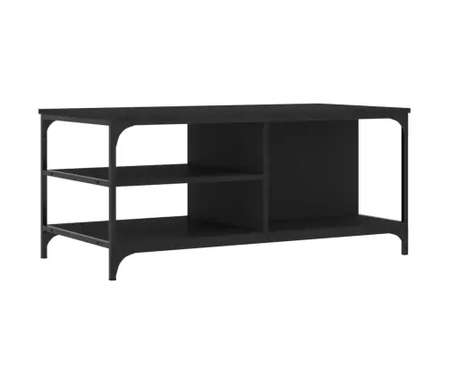 Kavos Staliukas, Juodos Spalvos, 100X50X45cm Apdirbta Mediena