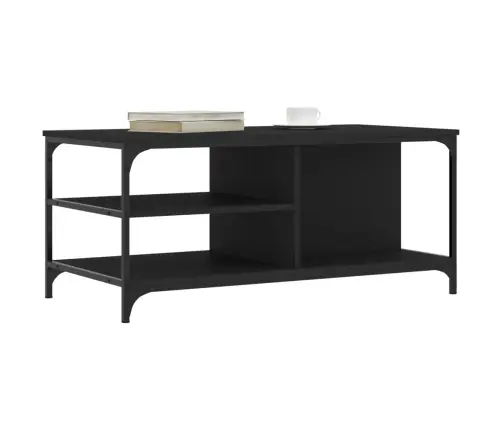 Kavos Staliukas, Juodos Spalvos, 100X50X45cm Apdirbta Mediena