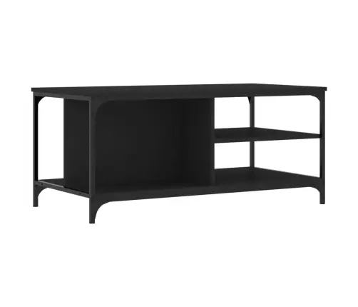 Kavos Staliukas, Juodos Spalvos, 100X50X45cm Apdirbta Mediena