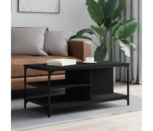 Kavos Staliukas, Juodos Spalvos, 100X50X45cm Apdirbta Mediena