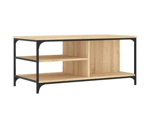 Kafijas Galdiņš, Ozola Krāsa, 100X50X45 Cm, Inženierijas Koks Vidaxl