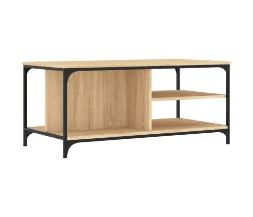 Kafijas Galdiņš, Ozola Krāsa, 100X50X45 Cm, Inženierijas Koks Vidaxl