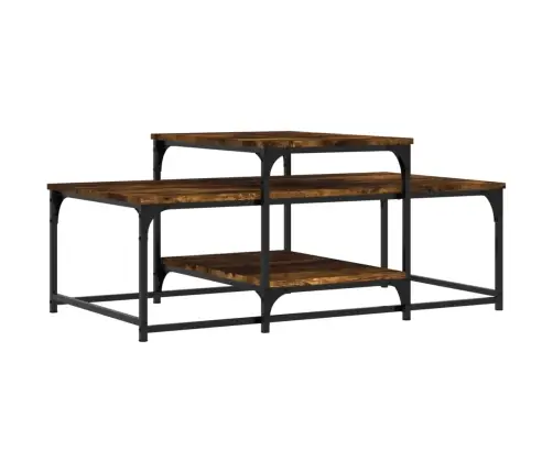 Kafijas Galdiņš, Ozola Krāsa, 102X60X45 Cm, Inženierijas Koks Vidaxl