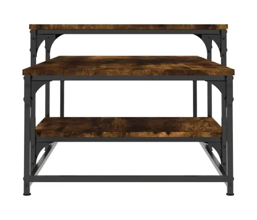 Kafijas Galdiņš, Ozola Krāsa, 102X60X45 Cm, Inženierijas Koks Vidaxl