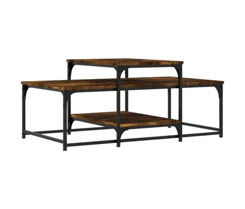 Kafijas Galdiņš, Ozola Krāsa, 102X60X45 Cm, Inženierijas Koks Vidaxl